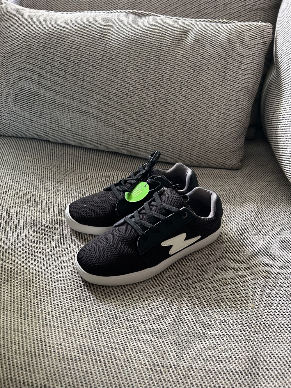 Stride Rite Black Sr Kalin Black Kids Sneakers